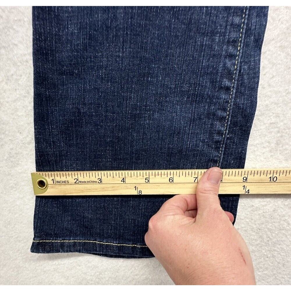 Southpole Jeans Co Womens Size 11 Dark Wash Blue Denim Zip Fly Bootcut Jeans - Picture 6 of 8
